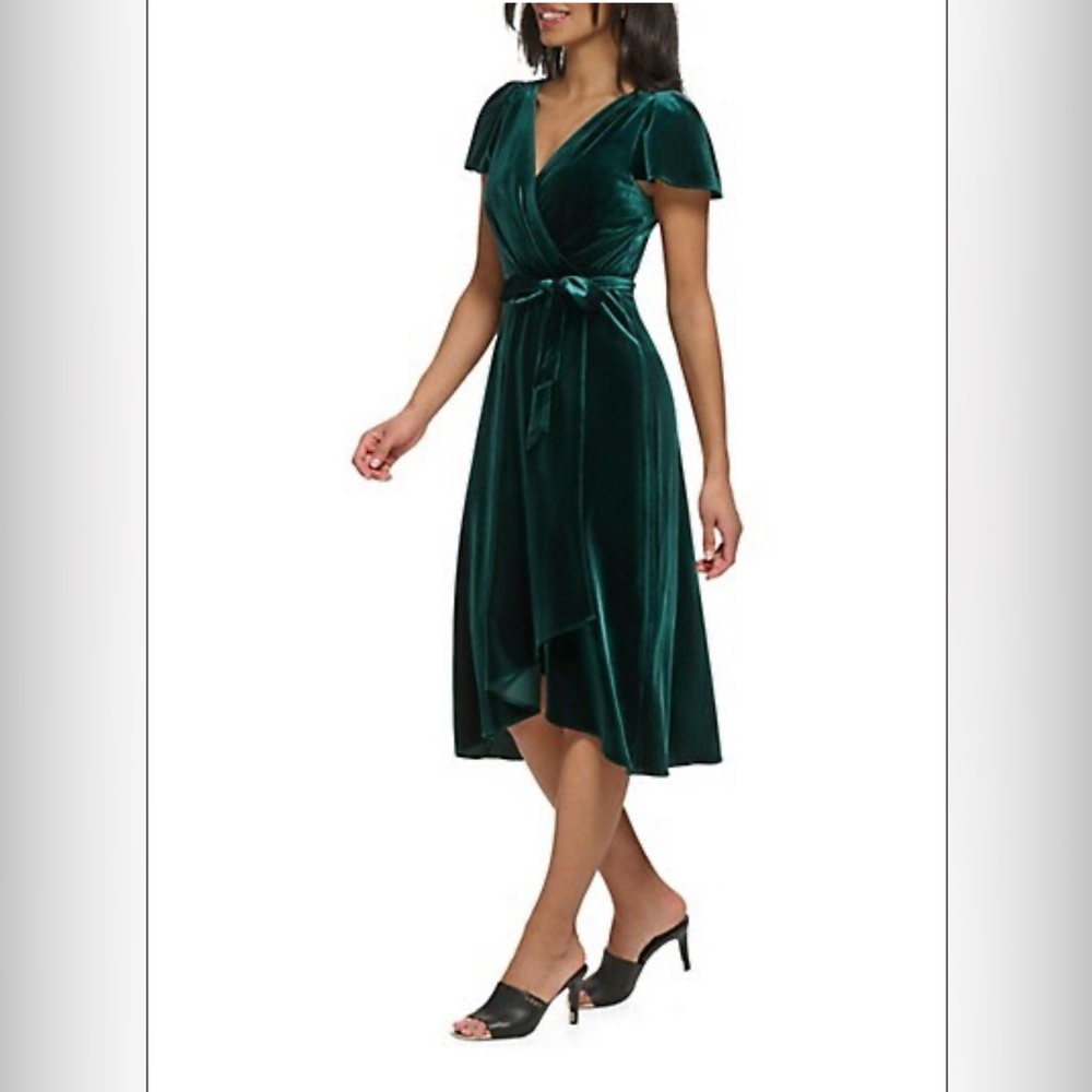DKNY Velvet Dress